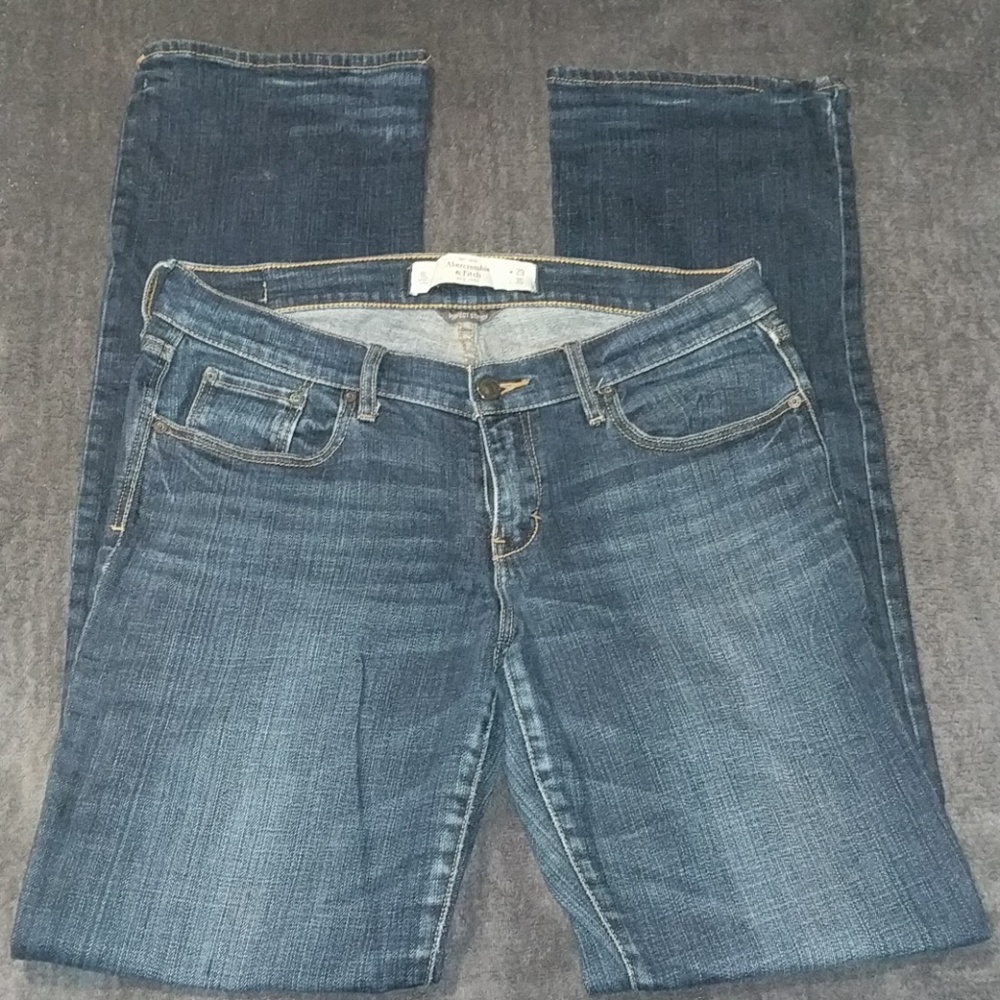 Abercrombie 8 long tall jeans perfect strech